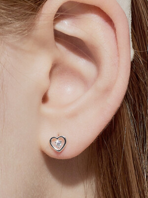 [단독] elf heart cubic earring