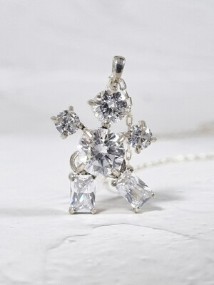 Crystal Ginger Man Necklace