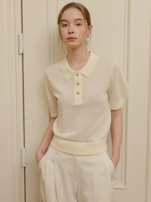 앨리 퍼프 카라 니트 / ALLIE PUFF COLLAR KNIT_4colors