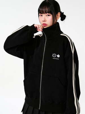 DAISY TRACK LINE JACKET (BLACK)