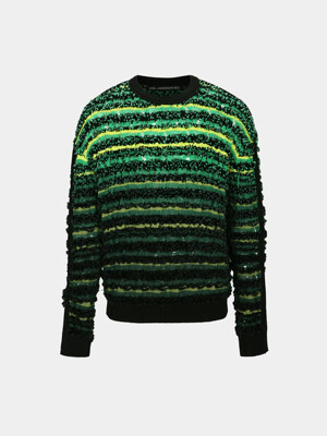 BORDON CREW-NECK SWEATER atb1066m(GREEN)