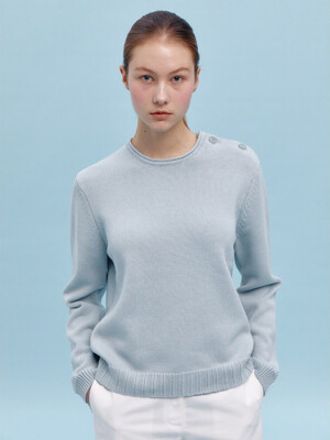 [Candy 20] Cotton Pullover  Sky Blue (WE4251C25Q)