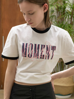 MOMENT CONTRAST TEE(T-6817)