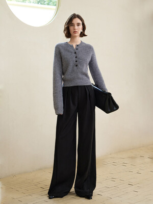 YY_Commuter wide-leg pants_4color