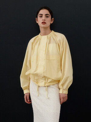 TWR SUMMER SHIRRING BOMBER _2 COLORS