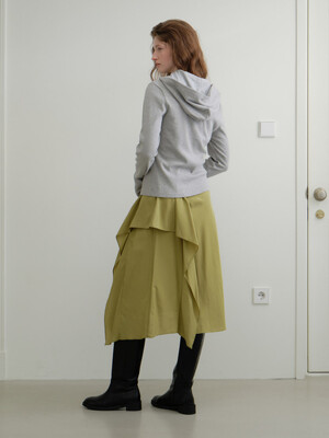 Ruffle Unbalance Skirt KW5SS5160_41