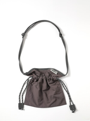 Cargo String crossbody bag - Dark Gray