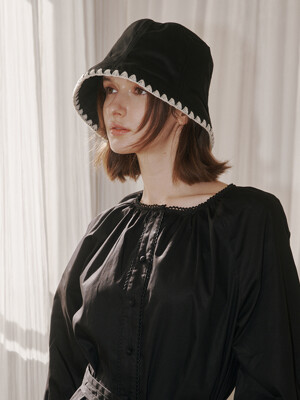 Triangle Stitch Bucket Hat (3 Colors)