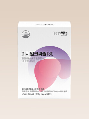 물에 타 먹는 이지 밀크씨슬 130 4g x 30포 (실리마린 간건강 케어)