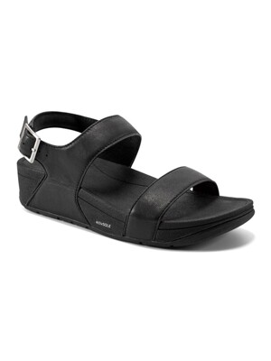 [여성화]울로라  투 스트랩 4.5CM 샌들 BLACK RW0187