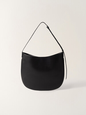 Flat Round Bag (Black)