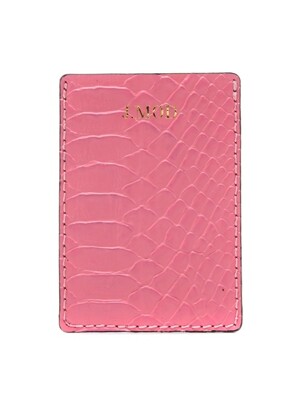 Card Case_Anaconda Pink