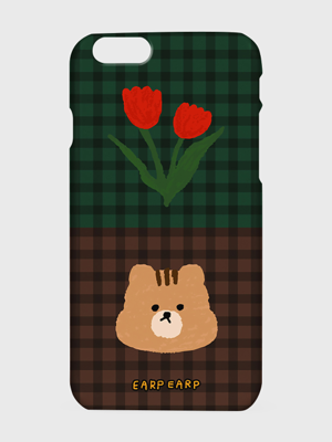 Check rose squirrel-green/brown