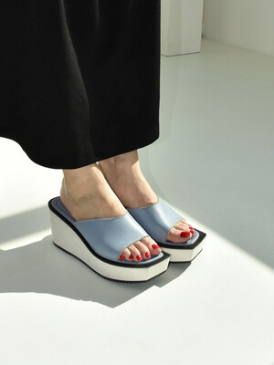 EVA Platform Slipper Sky Blue