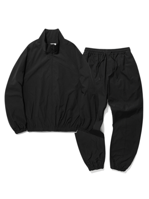 492 MINIMAL TRACK JACKET SET UP_BLACK