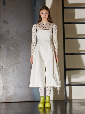White Denim Dress