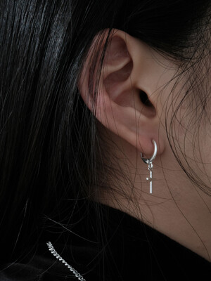 Cross earring