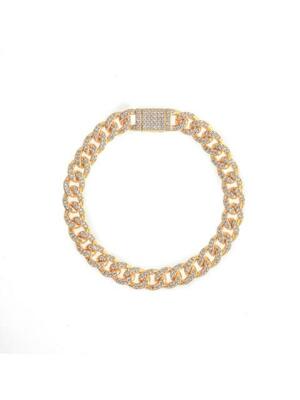 Arc Pave curved Link bracelet