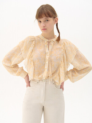 Flower Painting Wendy Blouse