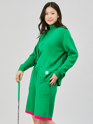 90/10 wool/cashmere cardigan Green
