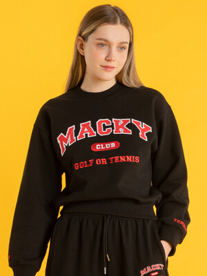 mackyclub sweatshirt black