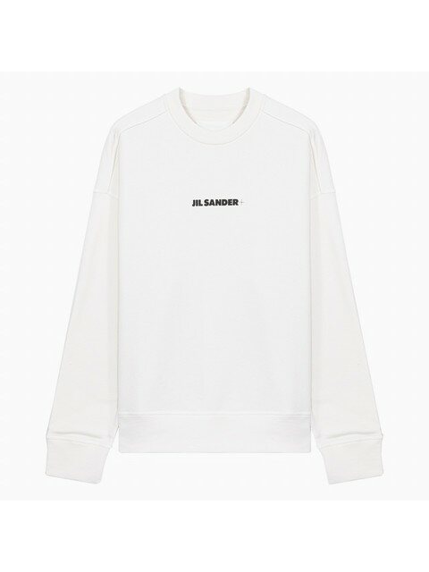럭셔리어패럴 - 질샌더 (JIL SANDER) - 22FW 질샌더 로고 프린트 화이트 여성 맨투맨 J40GU0001J45050102