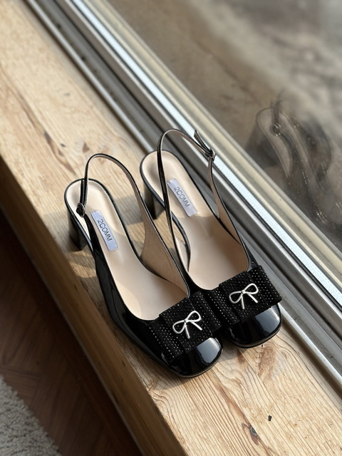 펌프스 - 투콤 (2comm) - Rico ribbon Slingback(2colors_6cm)