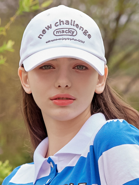 골프 - 맥키 (macky) - new challenge ball cap white