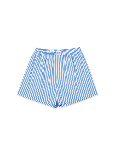 라운지웨어,라운지웨어 - 스내피커들 (SnappyCuddle) - Steady Stripe Shorts (Serenity Blue)
