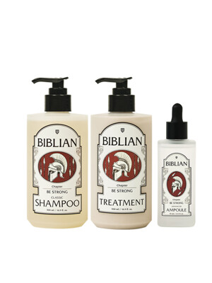 비스트롱 클래식 샴푸 500ml + 트리트먼트 500ml + 앰플 95ml