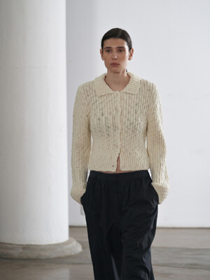 LUTZ KNIT OUTER (CREAM)