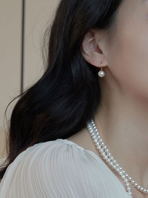 오브드무아 Grace Pearl Hook Earring