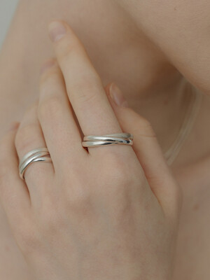 [Silver925] WE001 Silver triple ring