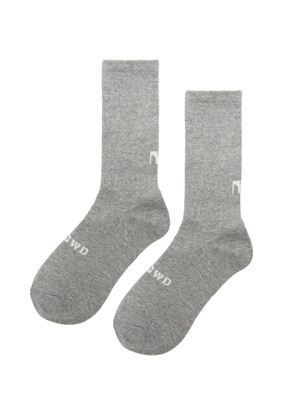 SOLID SYMBOLSOCKS_melange grey