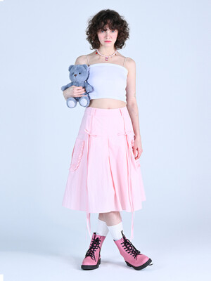 Rosie Side Frill Skirt Pink WBDSSK001LP