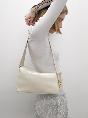 Clip fold bag(Cream)