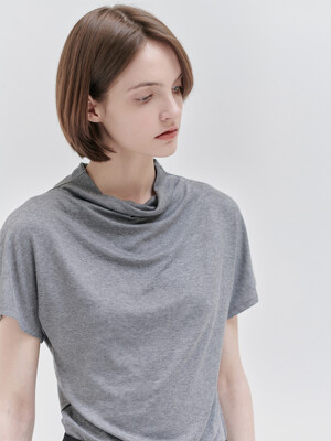 24N summer cowl neck t-shirts [2colors]