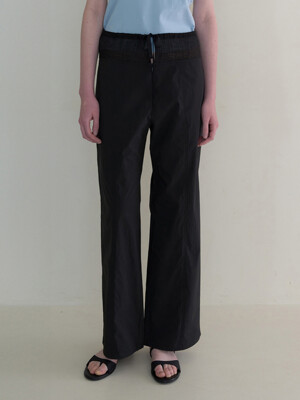 SHEER HIPSTER PANTS_BLACK