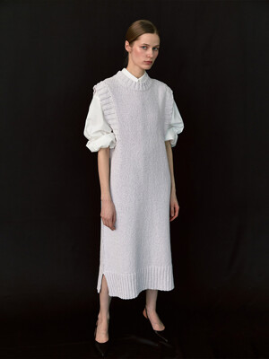 RTS VEST KNIT DRESS _3COLORS