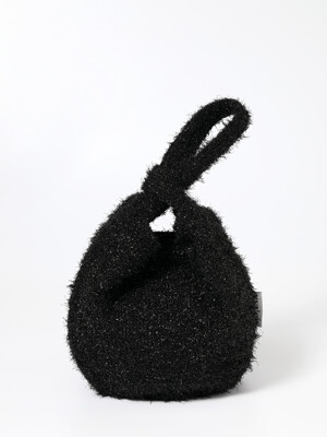 Acrylic Pearl Dumpling Wrist bag _ Black