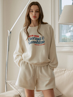 [세트] Eternal sunshine 스웨트 셋업_Cream