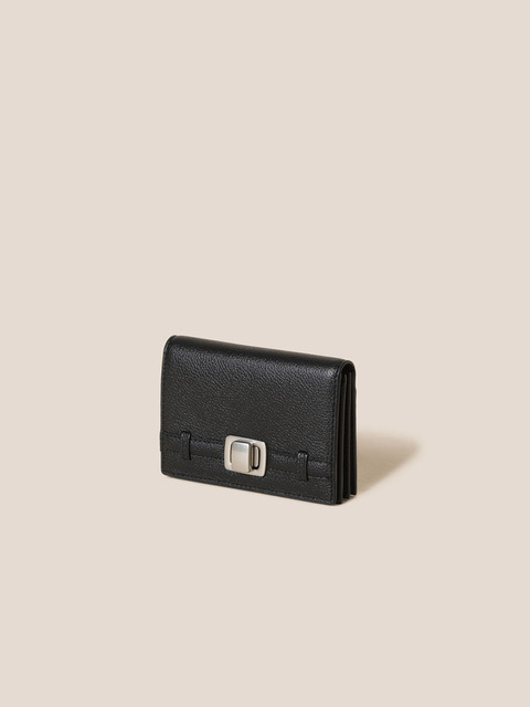 쿠론]Ines Half Wallet_RCWFX24642BKX