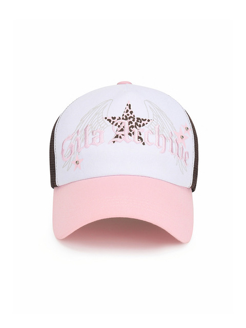 길라 아카이브]ANIMAL STAR MESH CAP_BK