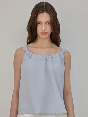 Gather Sleeveless Blouse_3Color