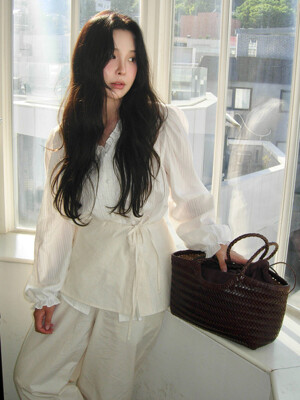 [은현PICK]Loom tote bag Brown