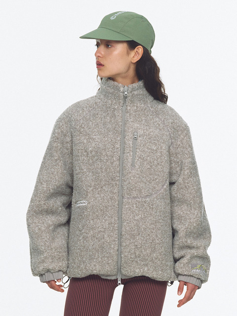 미나수 Dual Shell Dumble Reversible Jacket_Gray