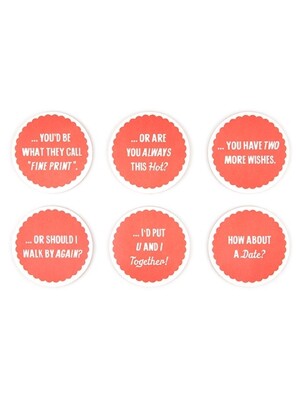 Pick Up Lines Coasters
