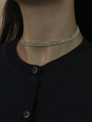 S LINE PEARL CRY CHOCKER (2 COLORS)