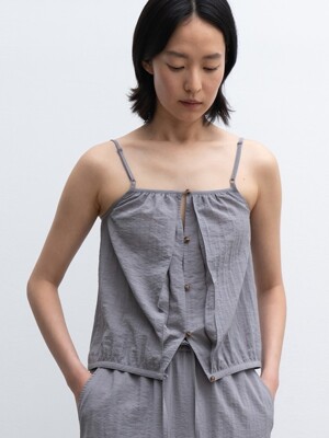 BUTTON DETAIL CAMISOL (GRAY)