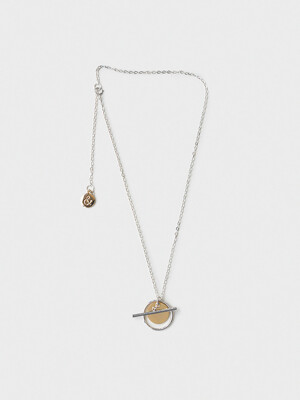 saturn necklace (92.5 silver)